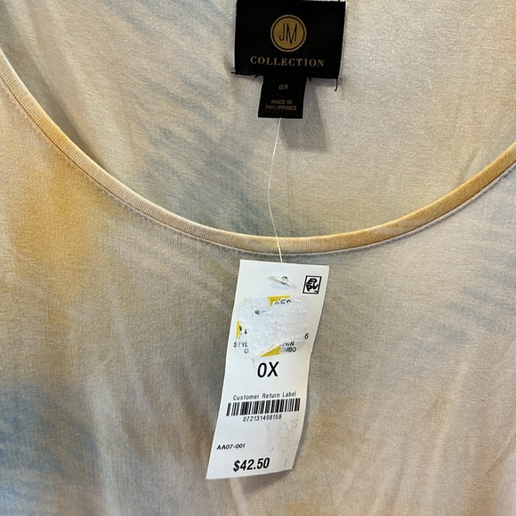 JM Collection Cold Shoulder Top - Picture 4 of 6